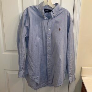 Ralph Lauren Men’s Blue Button Down Shirt size 16-32/33